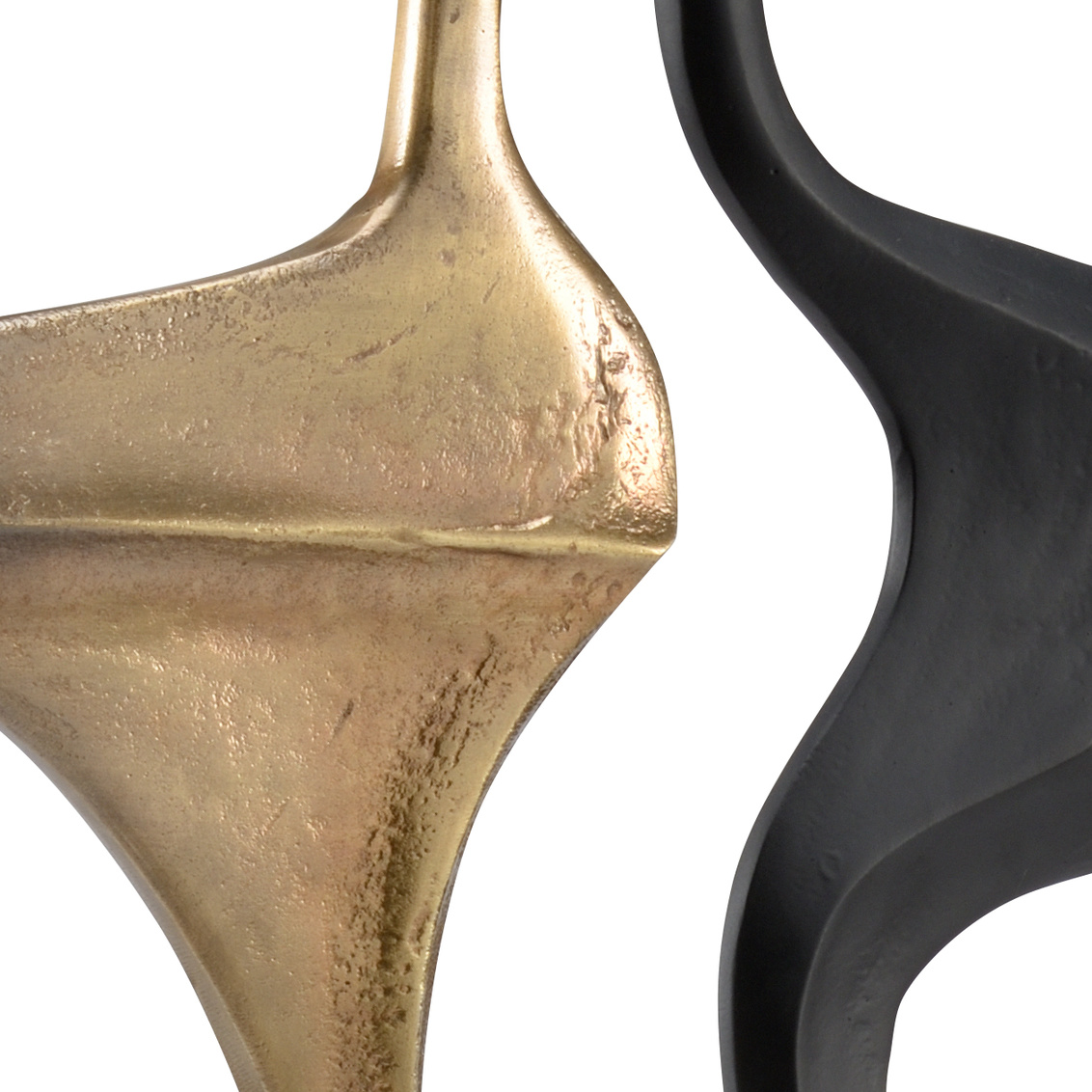 Wildwood - Golden Year Sculpture in Antique Brass/Matte Black, Aluminum