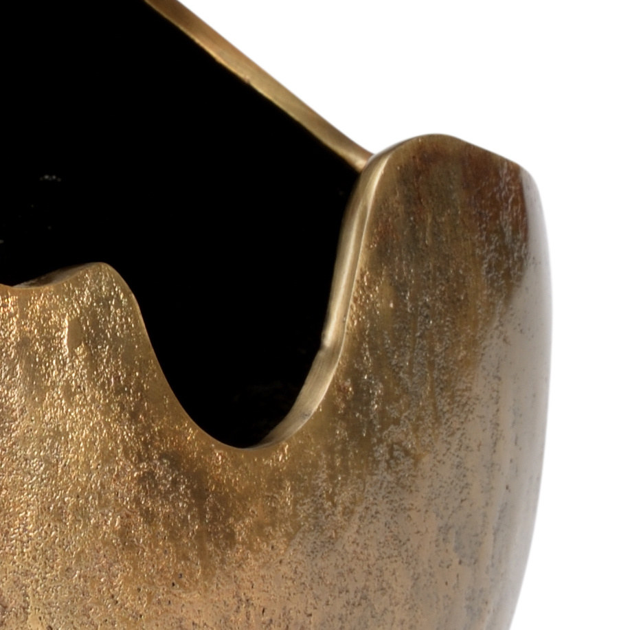 Wildwood Free Form Edge - Antique Brass, Medium