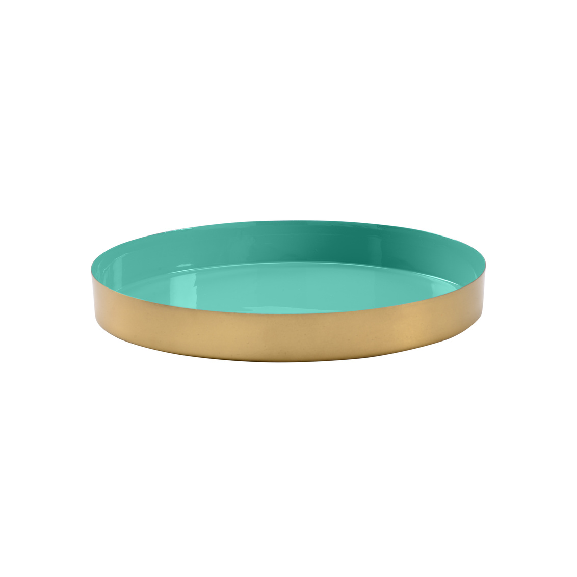 Wildwood - Caribbean Round Gold Tray