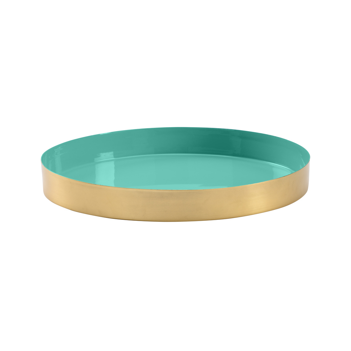 Wildwood - Caribbean Round Gold Tray