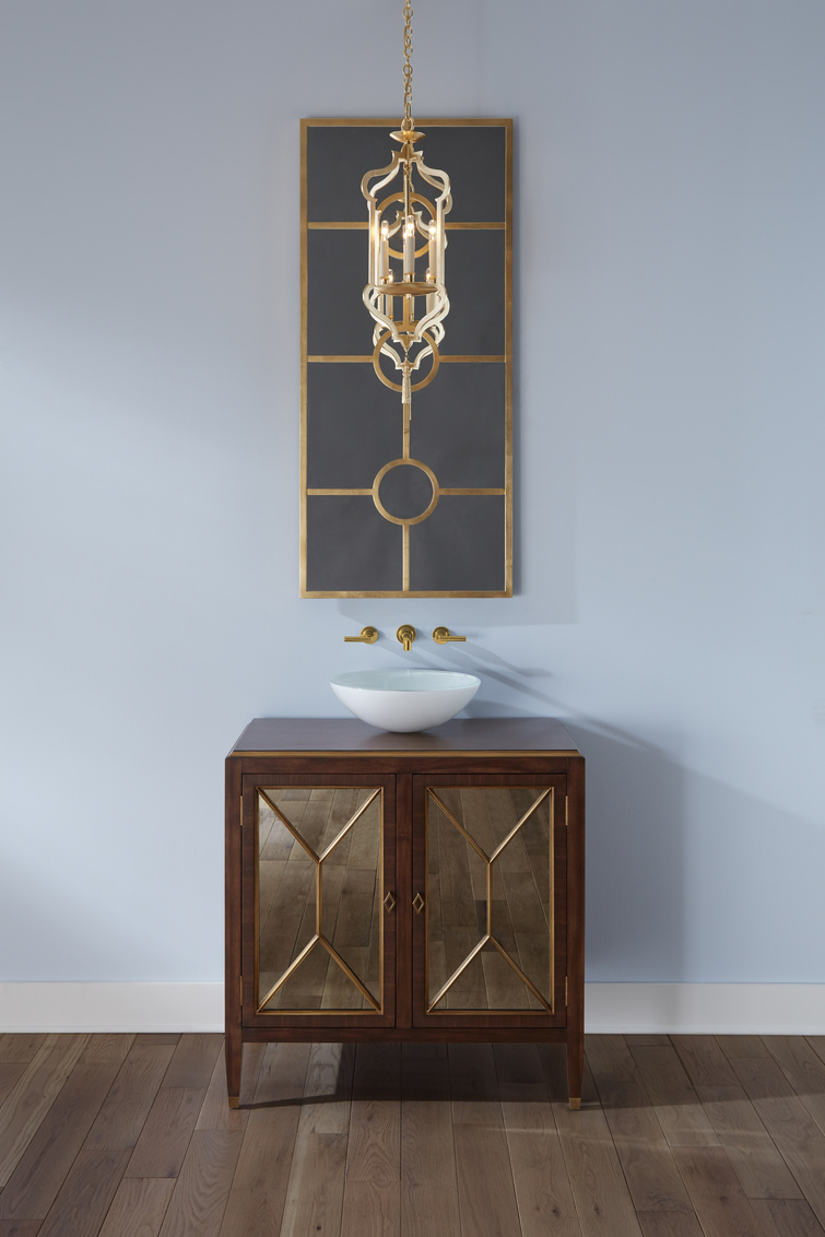 Wildwood - Wallis Wall Mirror in Gold