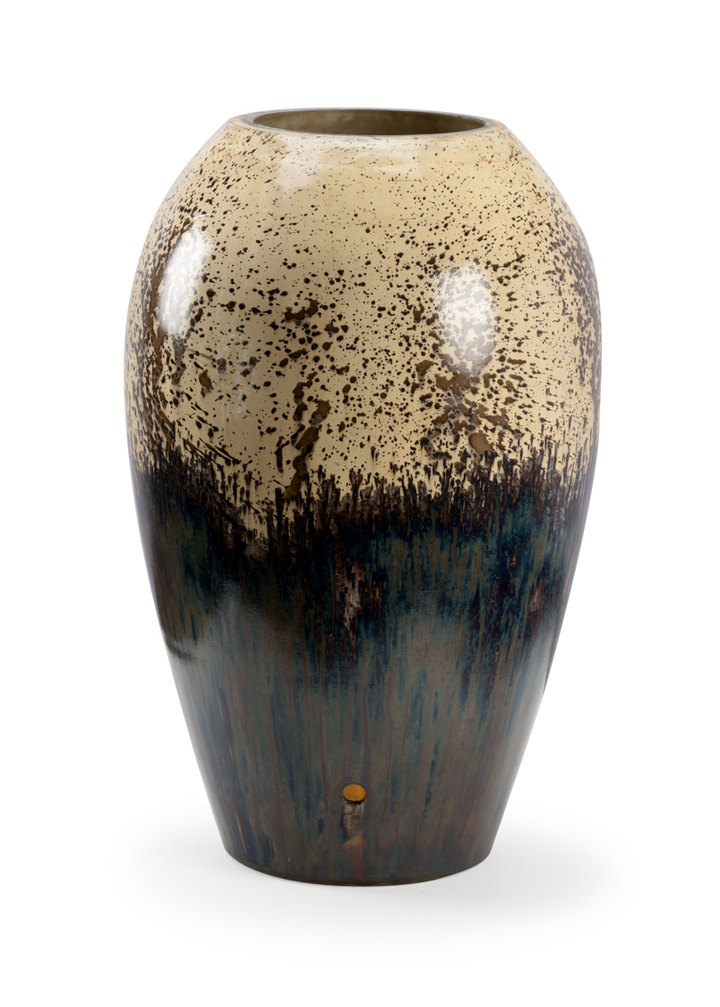 Wildwood Night Fall Vase - Cream/Black, Large