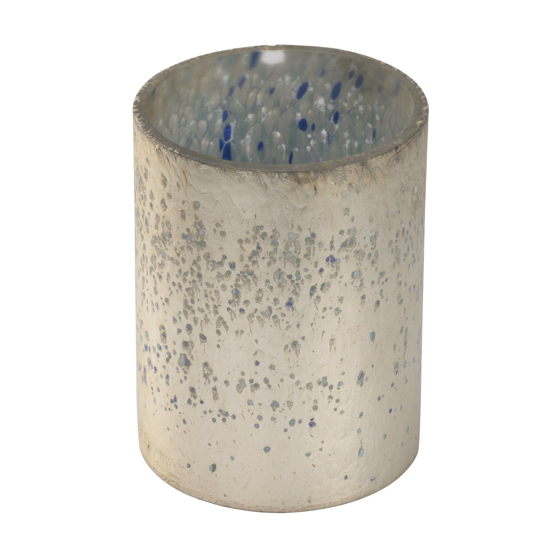 Wildwood Sic Medium Vase - Silver/Blue/Teal/White, Medium