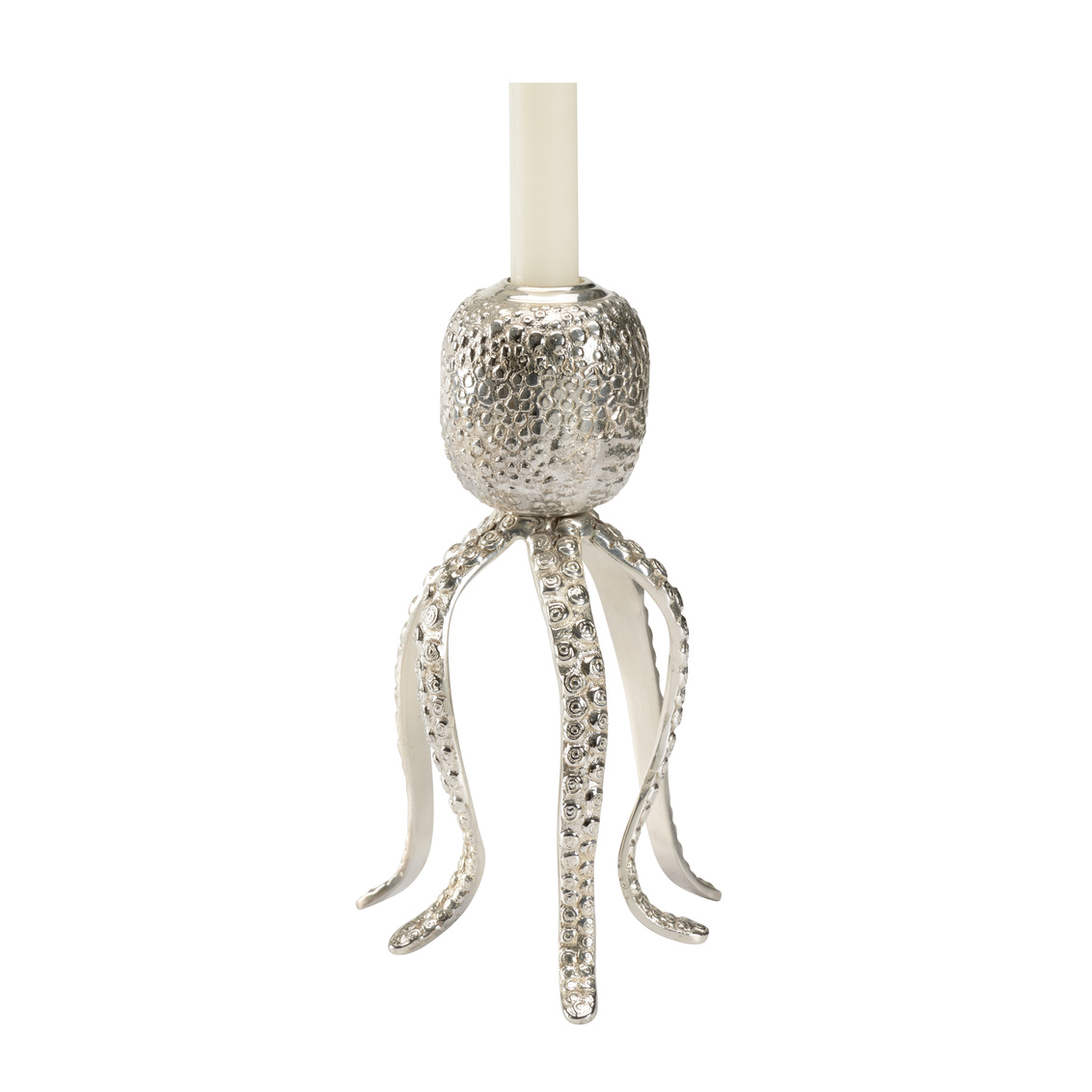 Wildwood Pacific Octopus Candleholder - Nickel