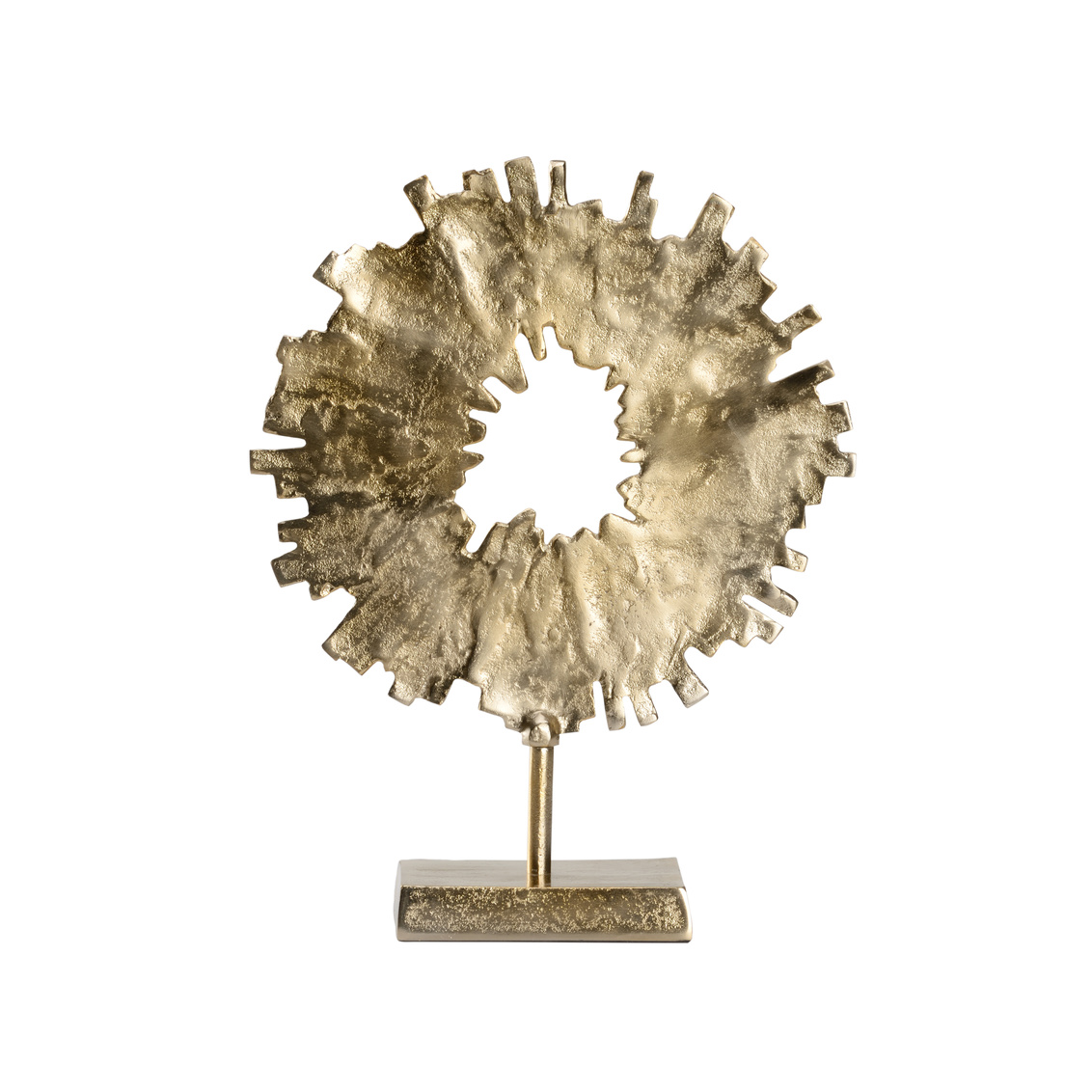 Wildwood - Sculpture in Gold/Brown Ombre, Aluminum