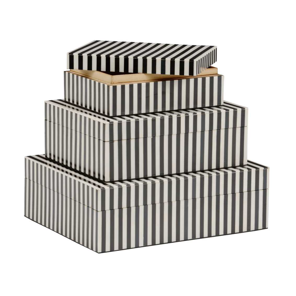 Wildwood - Baxter Boxes (S3) in Black/White, Large