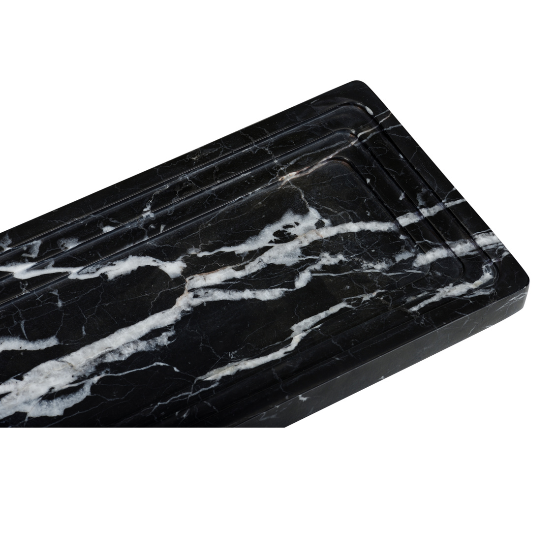 Wildwood - Declan Tray in Natural Black, Marble