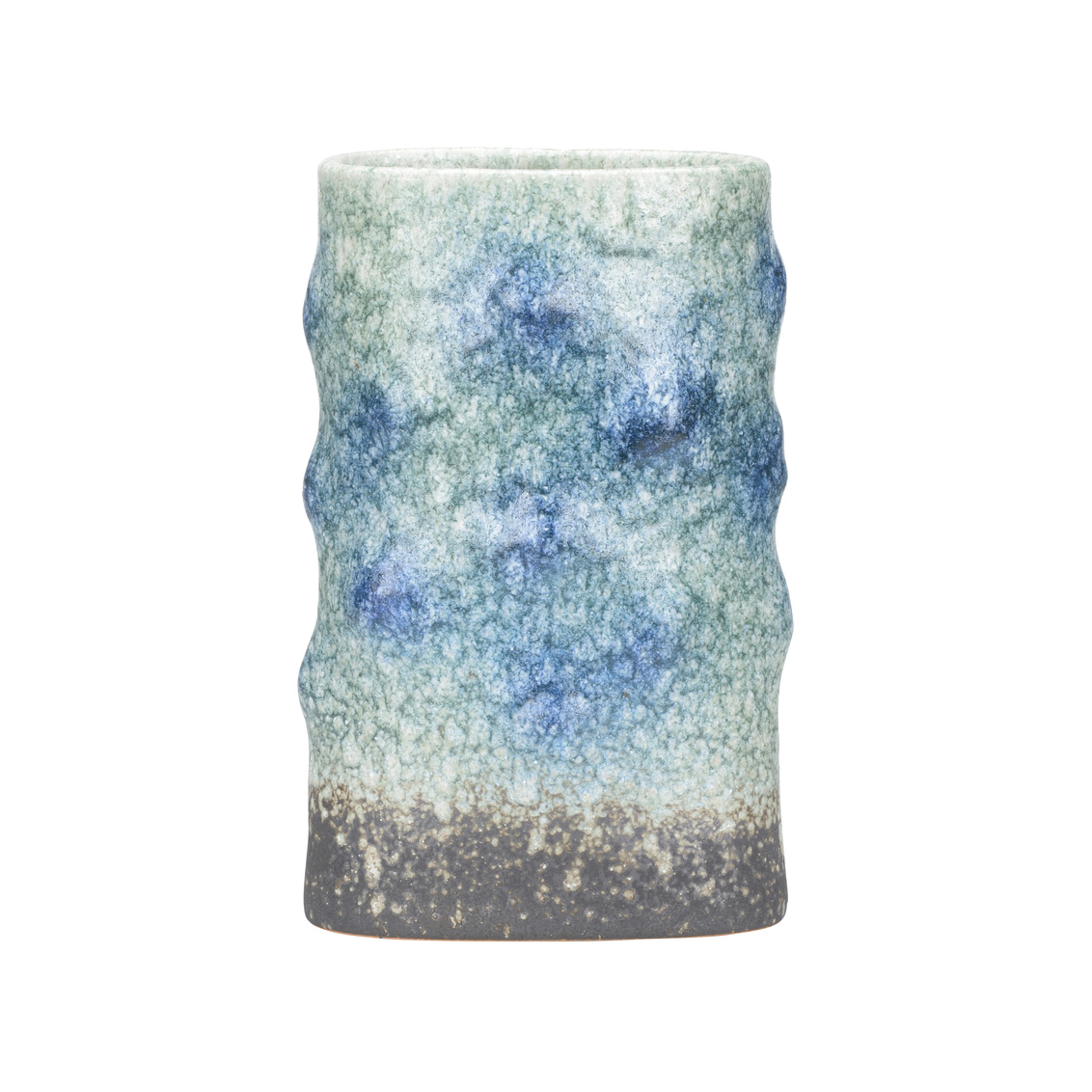 Wildwood - Indigo Vase in Shiga/Blue/Green