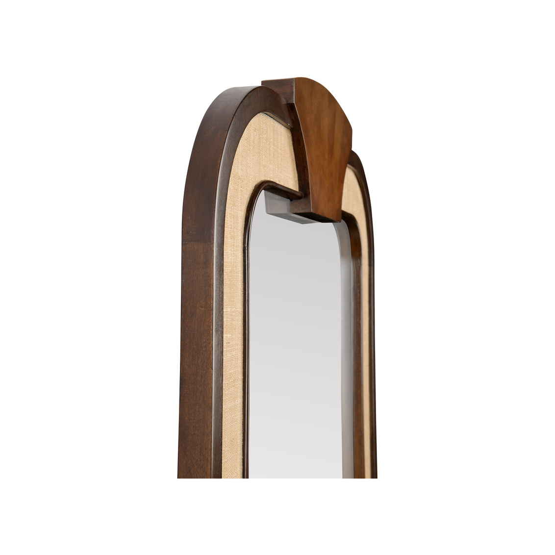 Wildwood - Honopu Mirror in Cherry/Natural/Clear/Plain, Wood