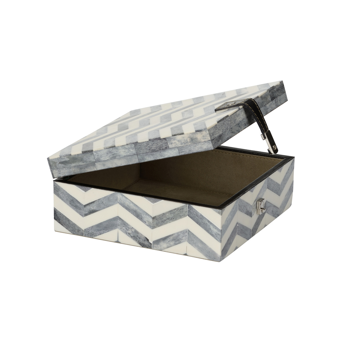 Wildwood Grayson Large Box - Blue/Cream, Bone