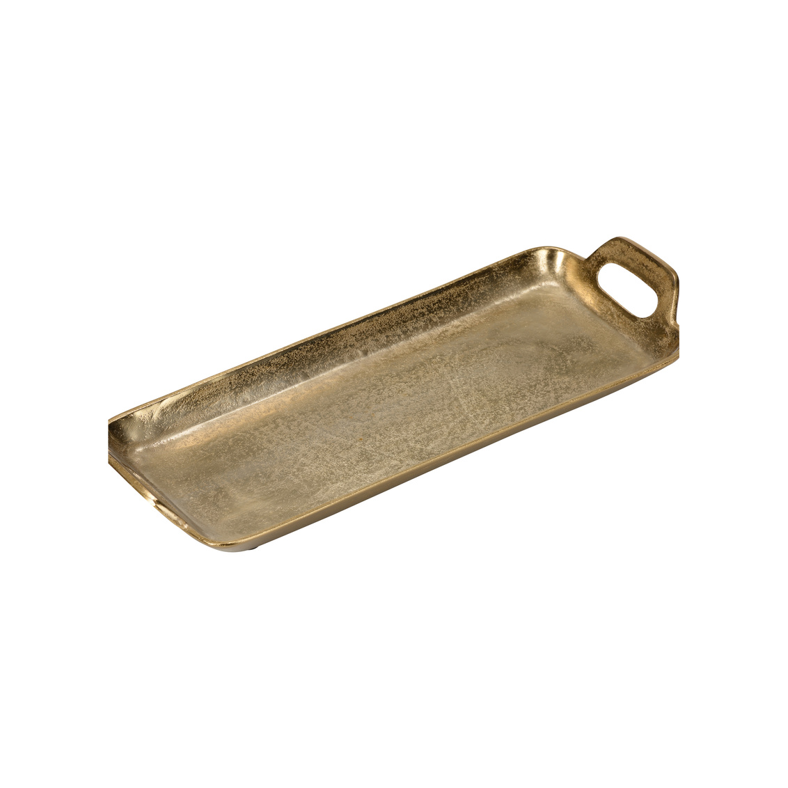 Wildwood Rectangle Serving Tray - Textured Brass, Large