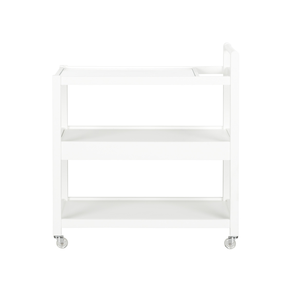 Wildwood - Trolley Bar Cart in Any Benjamin Moore Color, Wood