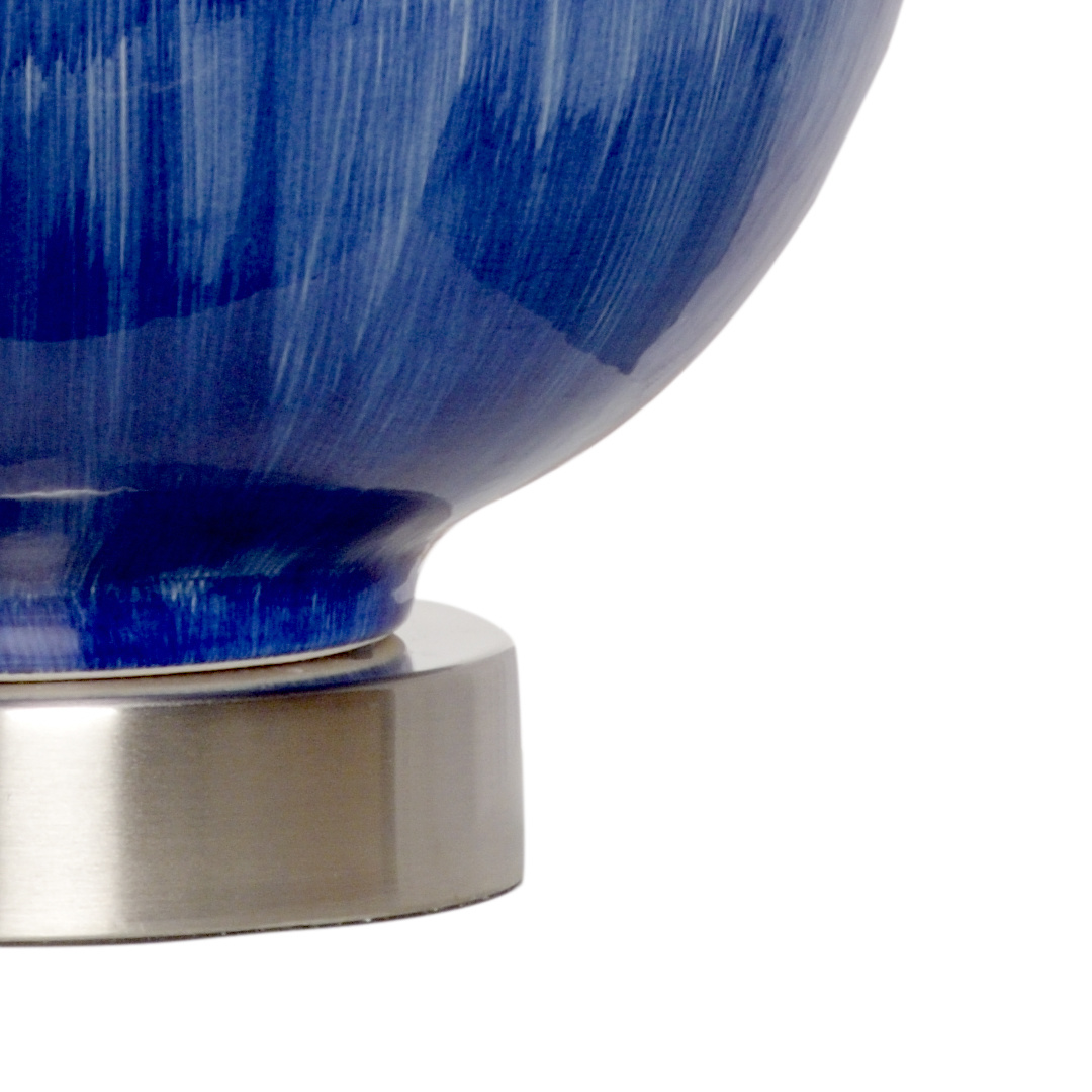 Wildwood - Enzo Lamp in Cobalt Blue Glaze, Ceramic/Porcelain