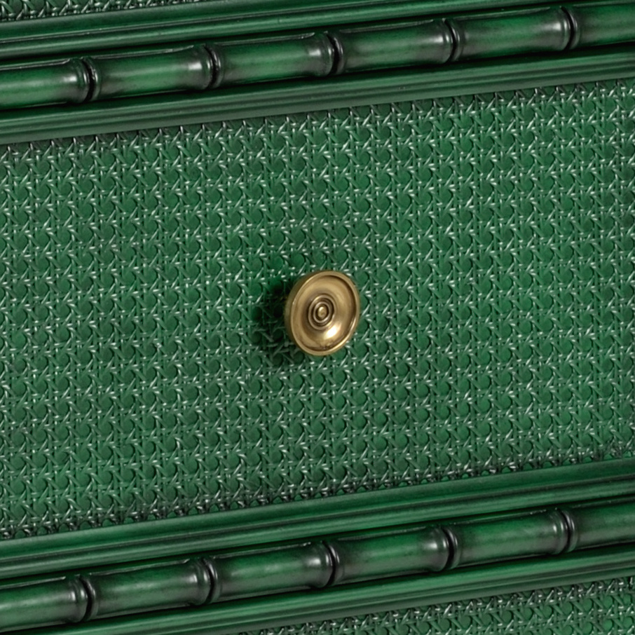 Wildwood - Borneo Chest in Emerald/Antique, Wood