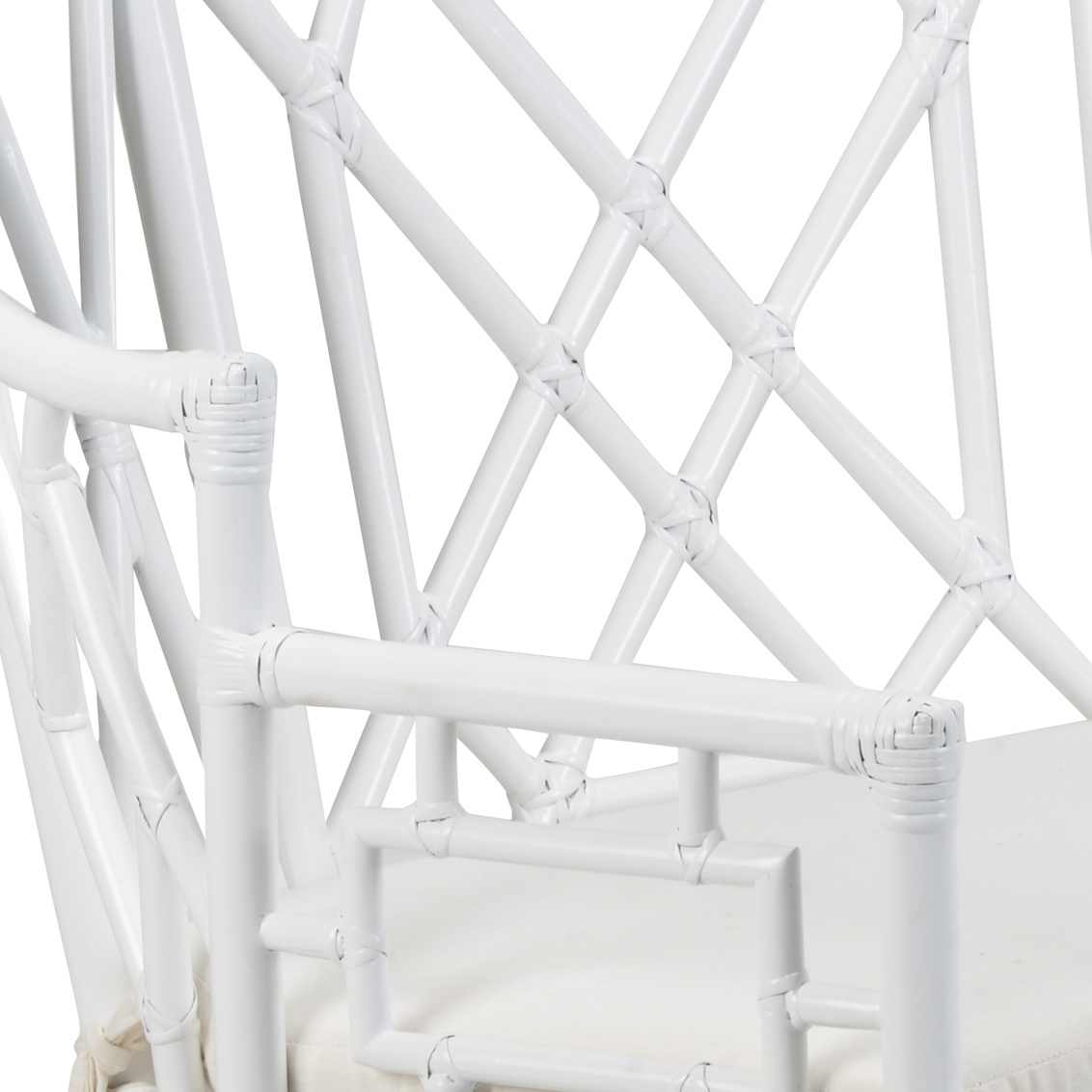 Wildwood - Wild Palm Settee in White