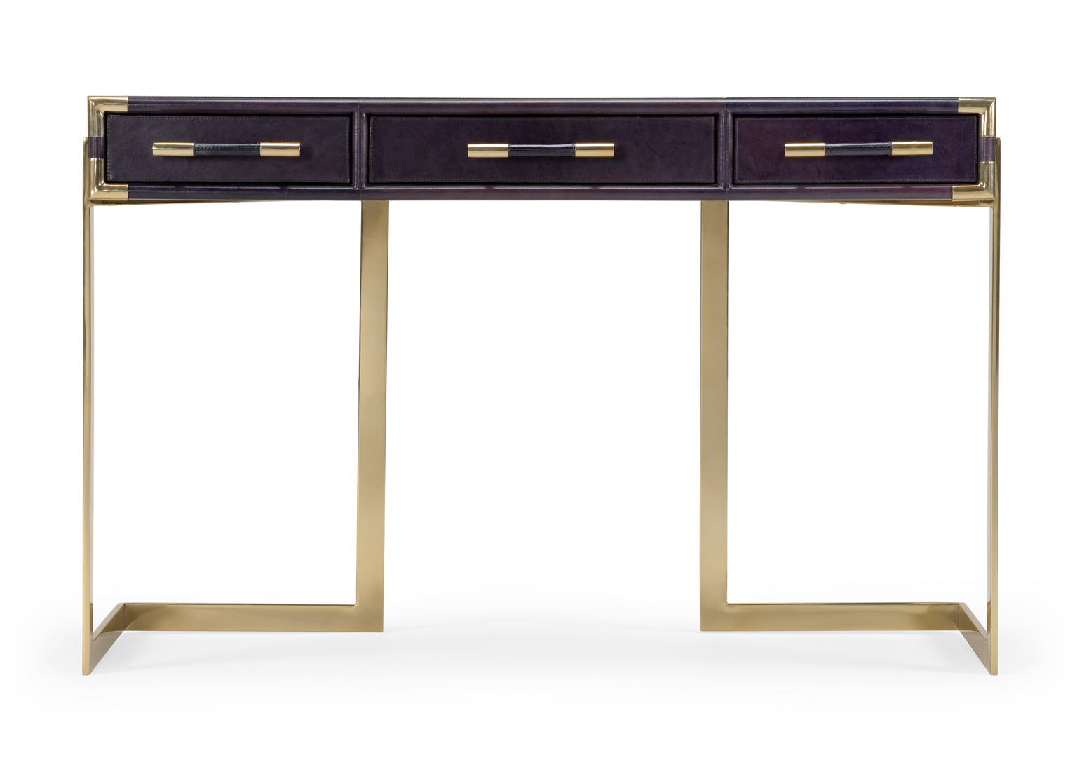 Whiteline Bruce Console in Midnight Blue