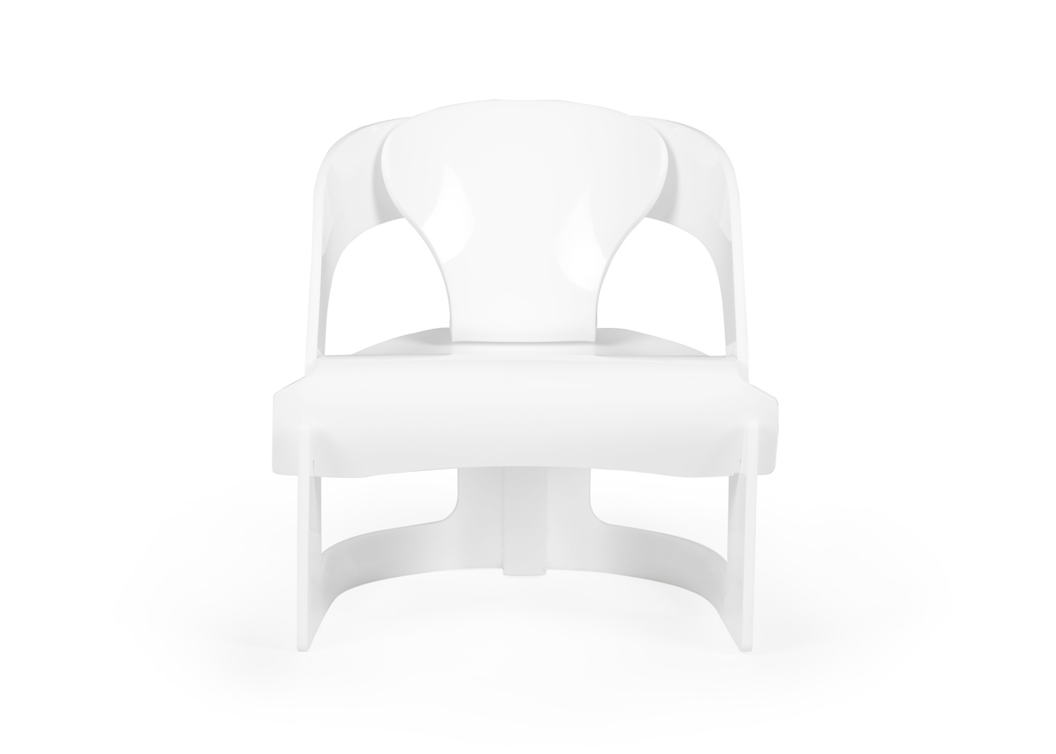 Wildwood Beverly Grove Acrylic Chair - White