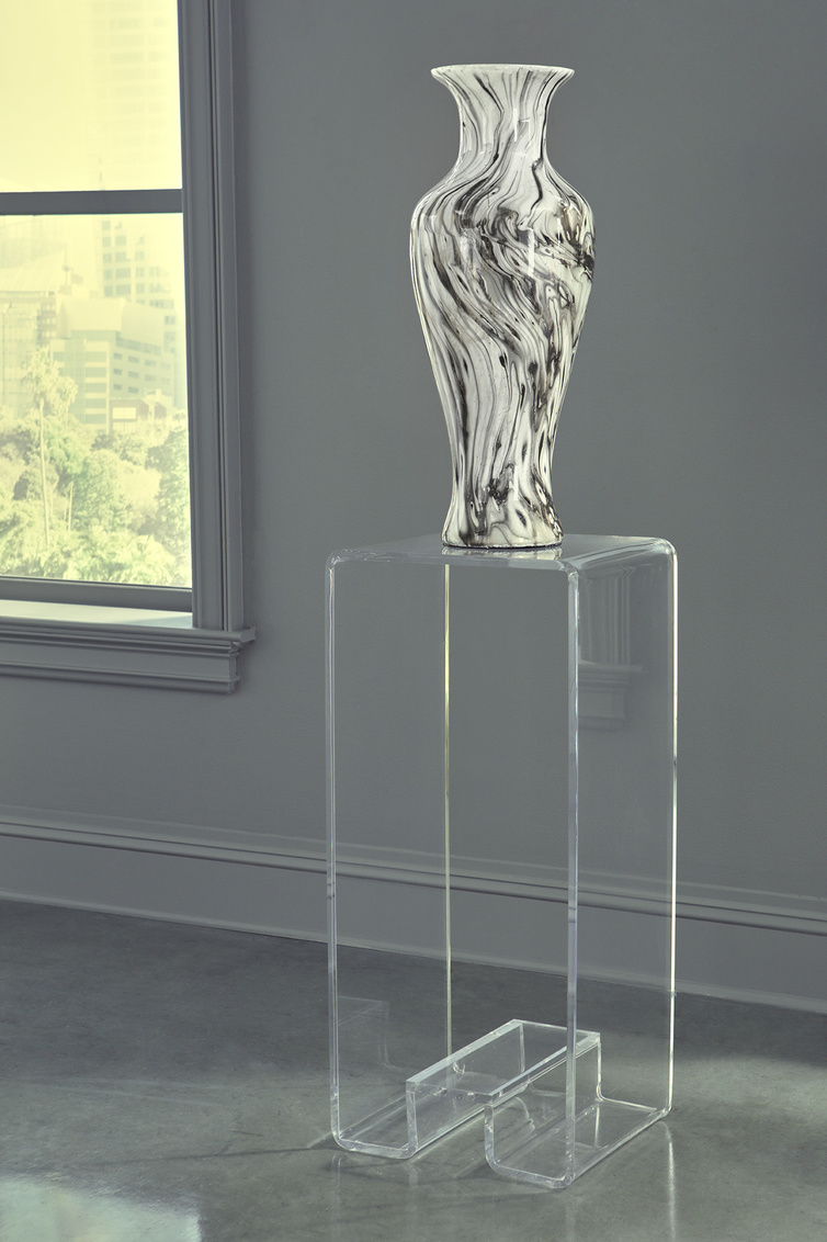 Wildwood - Mykonos Pedestal in Clear, Acrylic