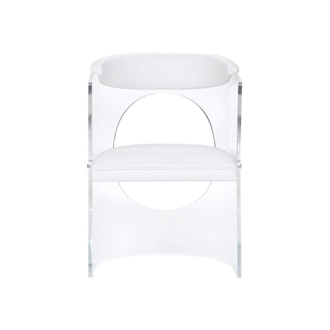 Wildwood Baran Barrel Back Chair - White