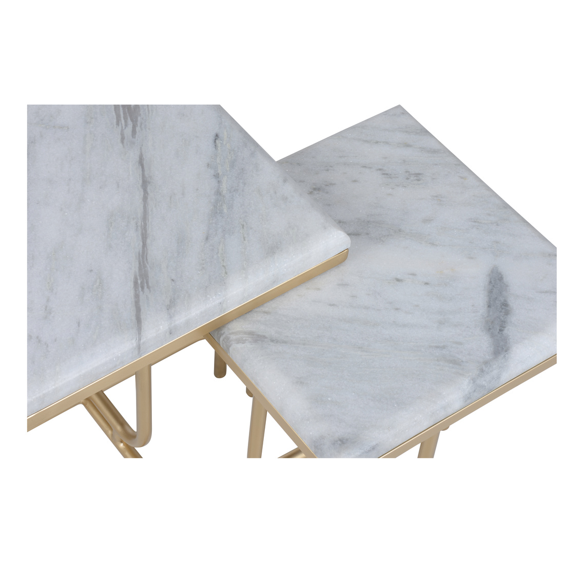 Wildwood - Stand By Me Tables (S2) in Natural White, Marble