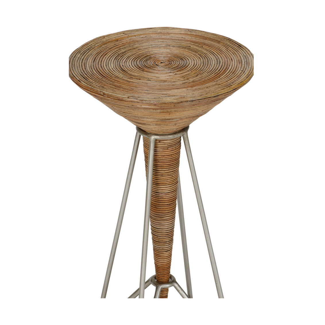 Wildwood - Mojito Jo Table in Brown/Silver, Rattan