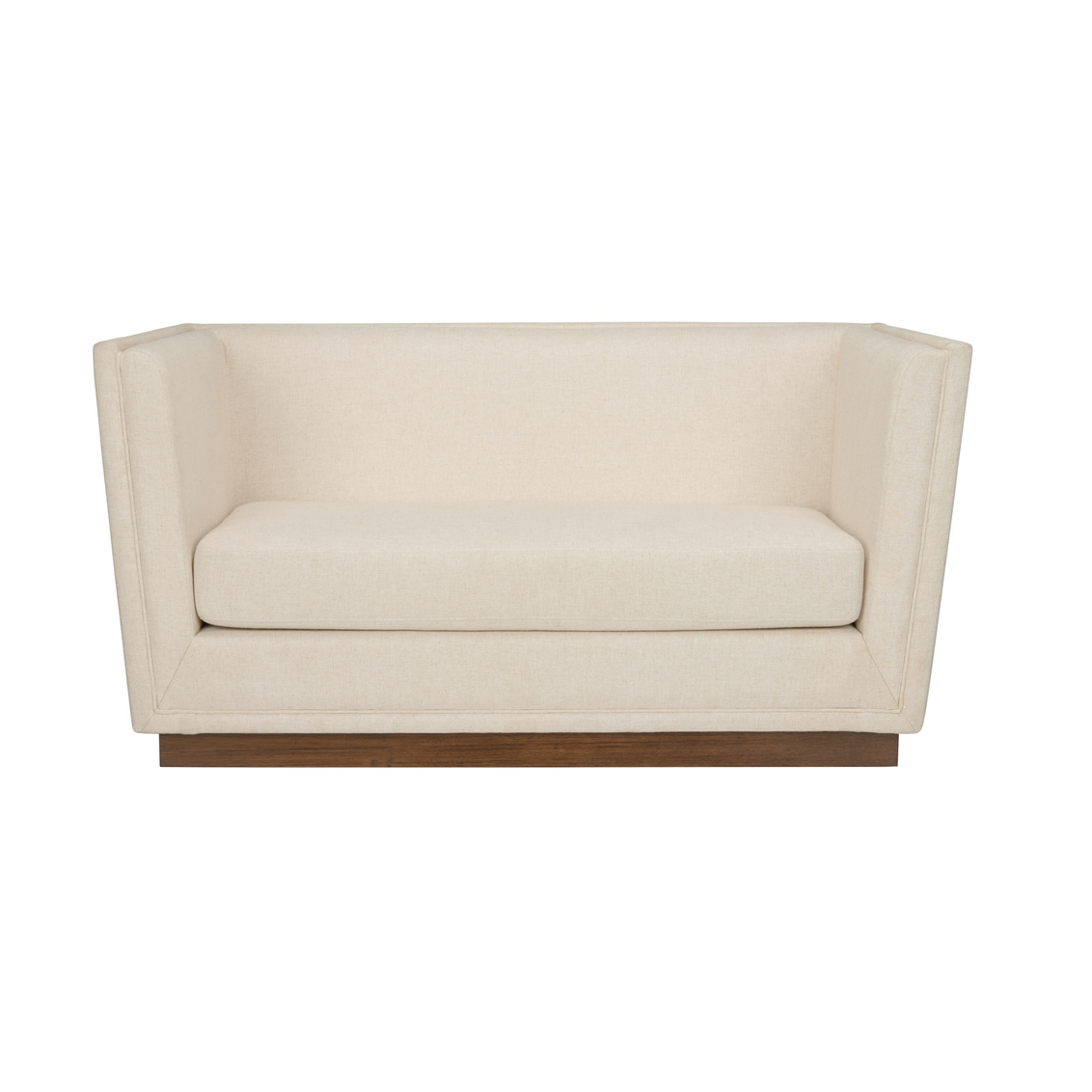 Wildwood - Gehry Settee in Natural, Wood