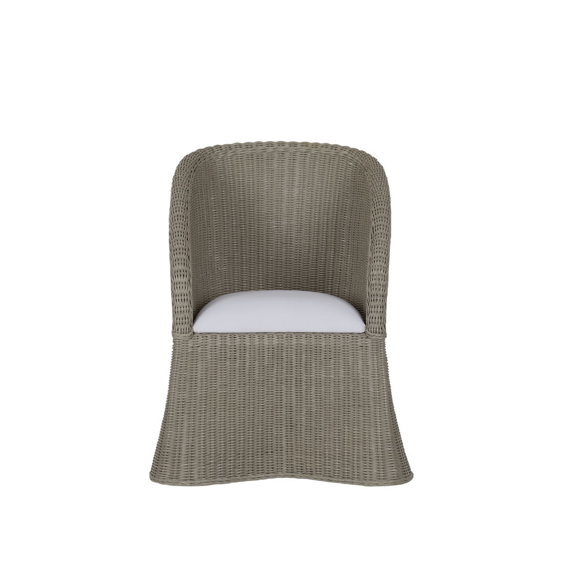 Wildwood - Savannah Tub Chair in Gray/White, Rattan