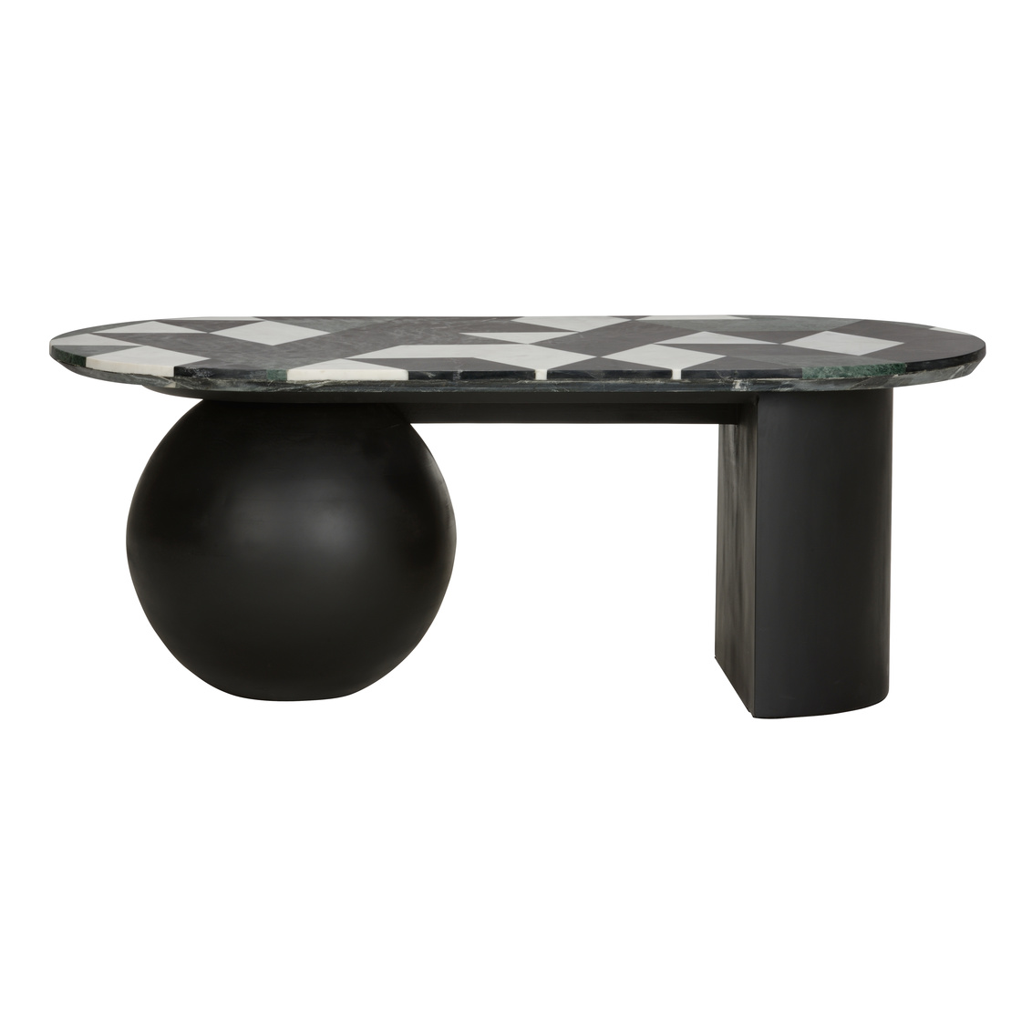 Wildwood™ Massanori Cocktail Table - Natural Black,Green,White, Marble