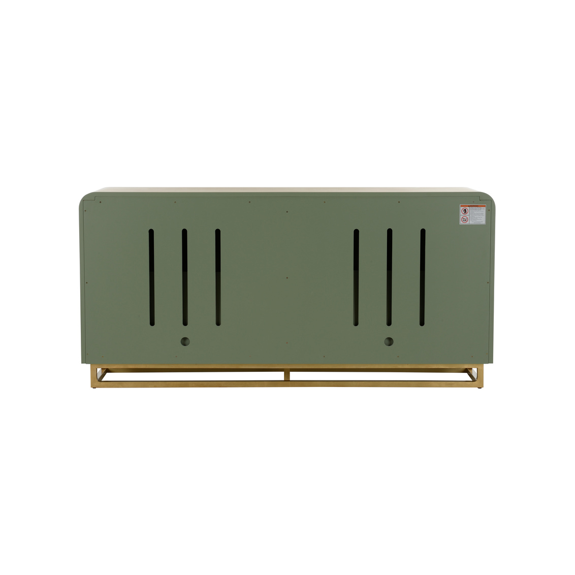 Wildwood - Devlin Credenza in Natural/Green, Wood