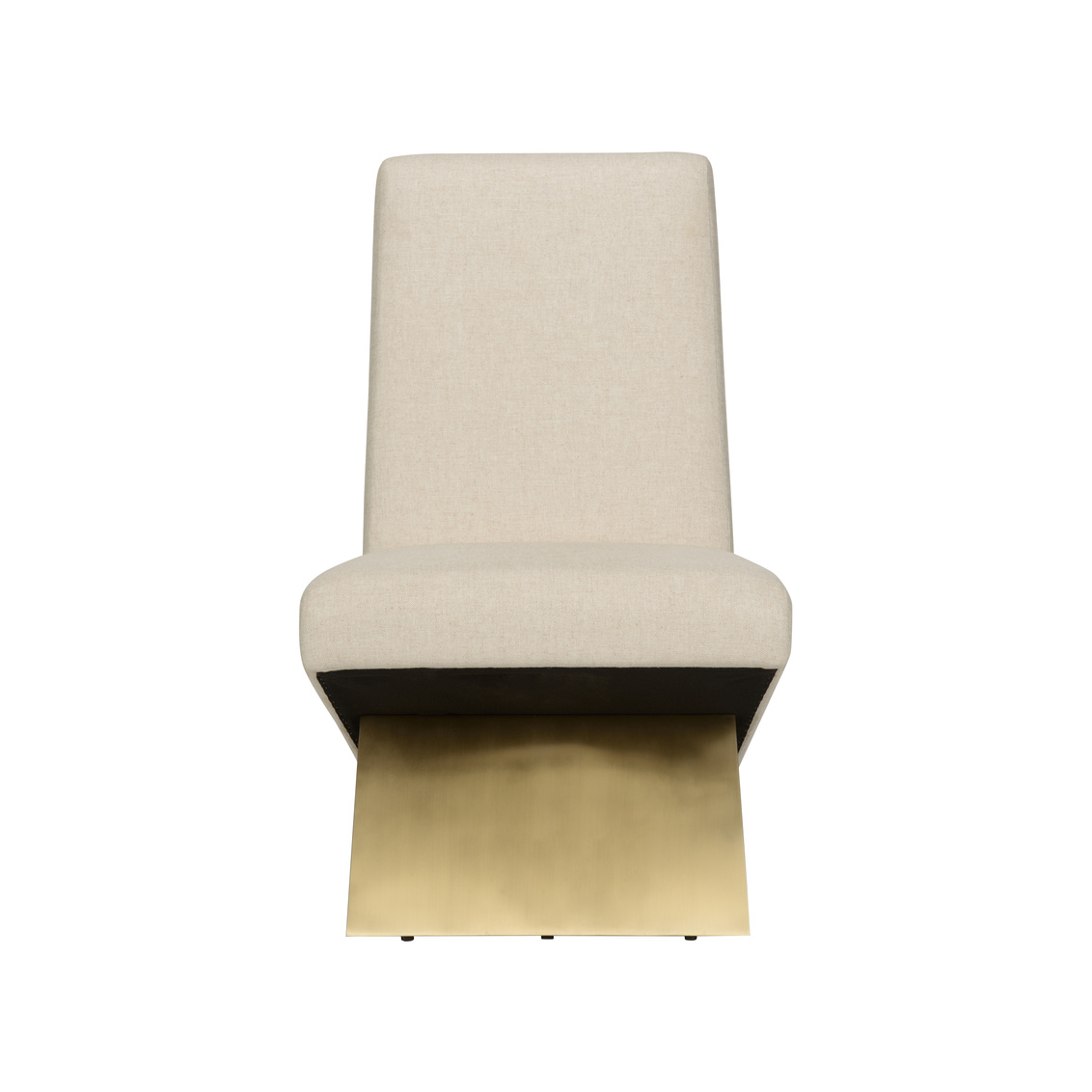 Wildwood - Foster Chair in Natural/Brushed Brass, Wood