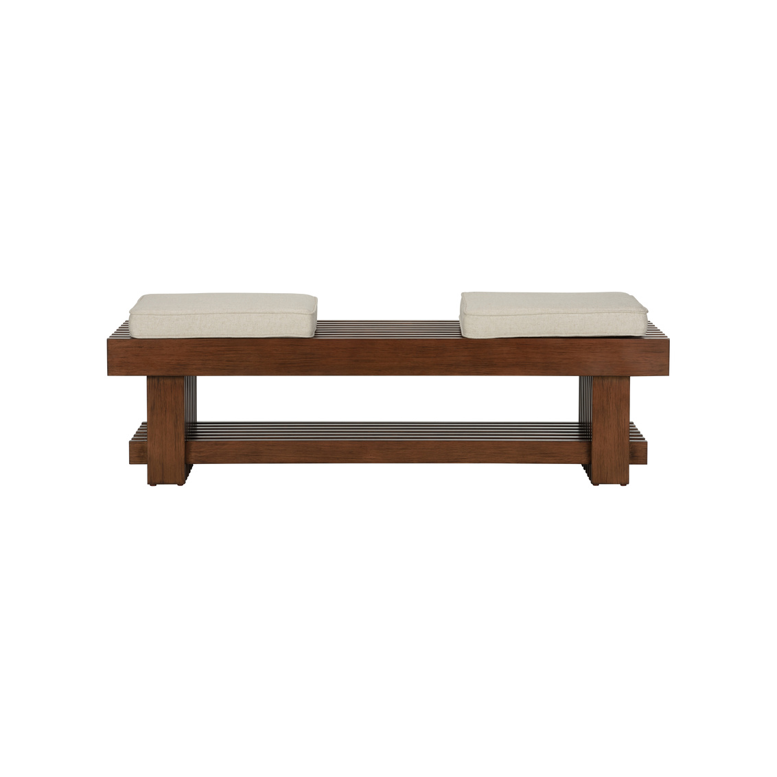 Wildwood - Maki Bench in Walnut/Natural, Beech