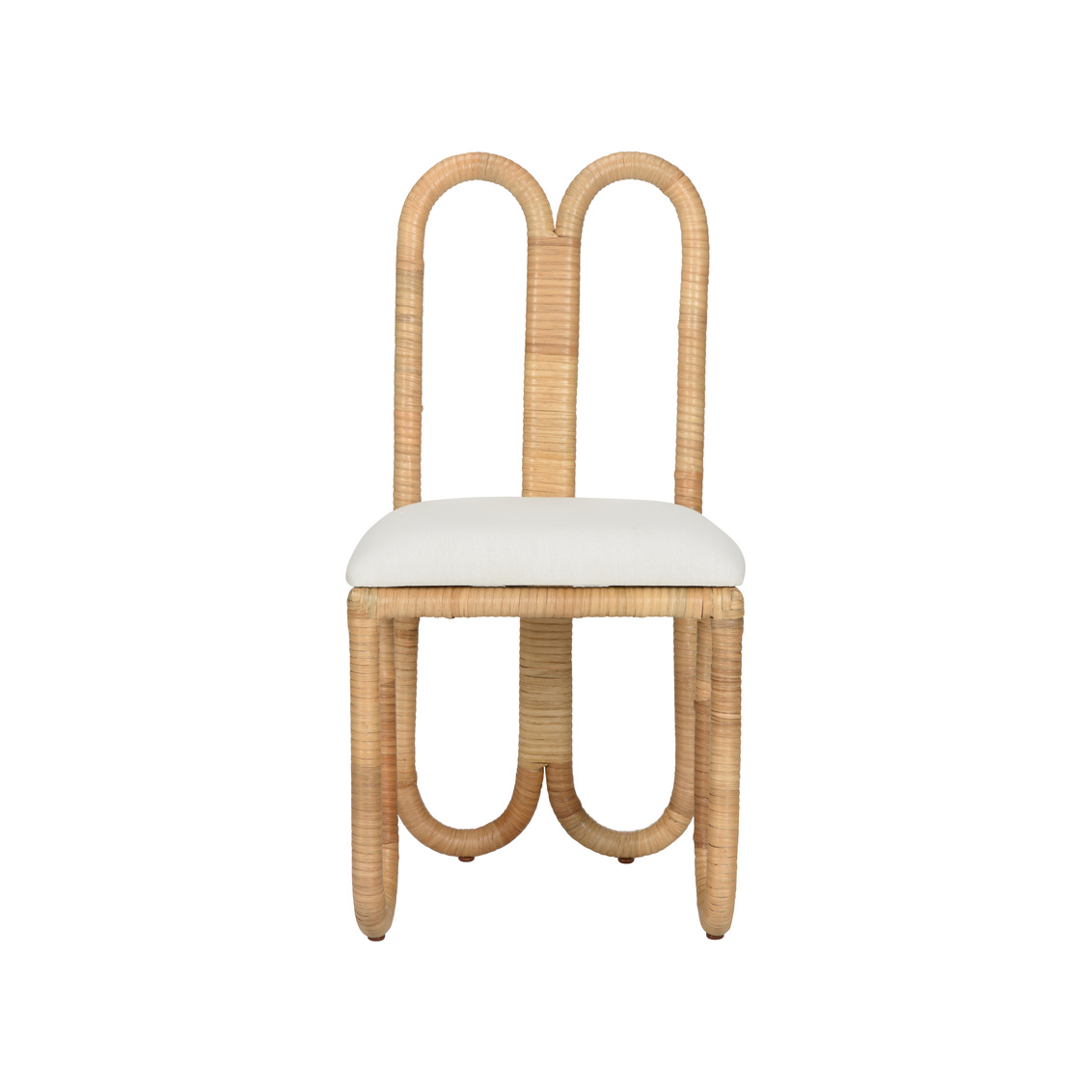 Wildwood - Cuixmala Dining Chair in Natural/Off White, Medium