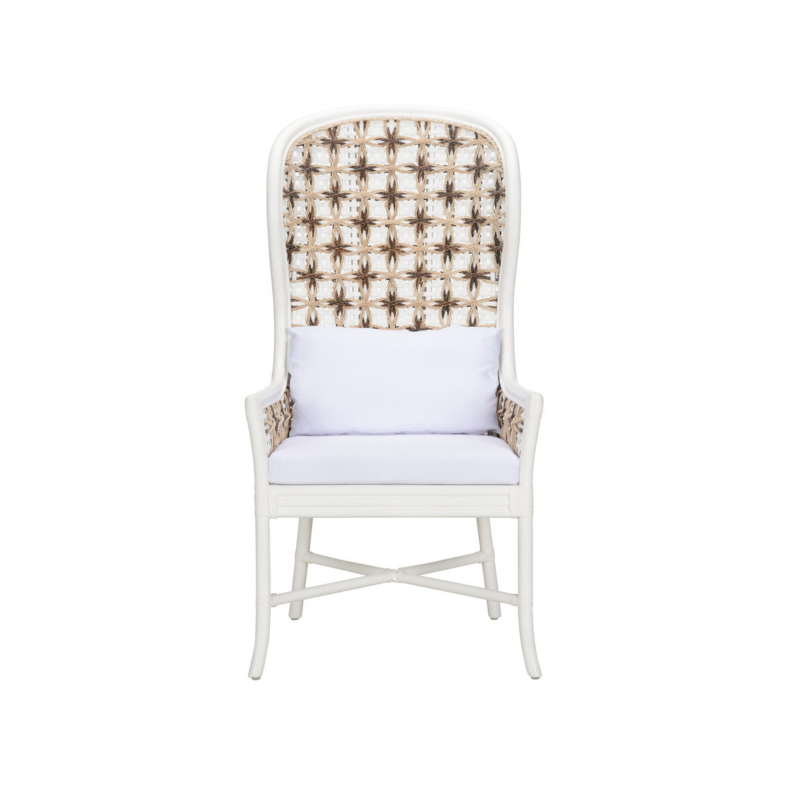 Wildwood™ Bianco Arm Chair - White/Natural/Brown