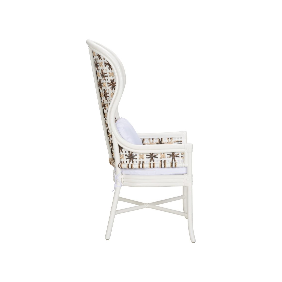 Wildwood™ Bianco Arm Chair - White/Natural/Brown