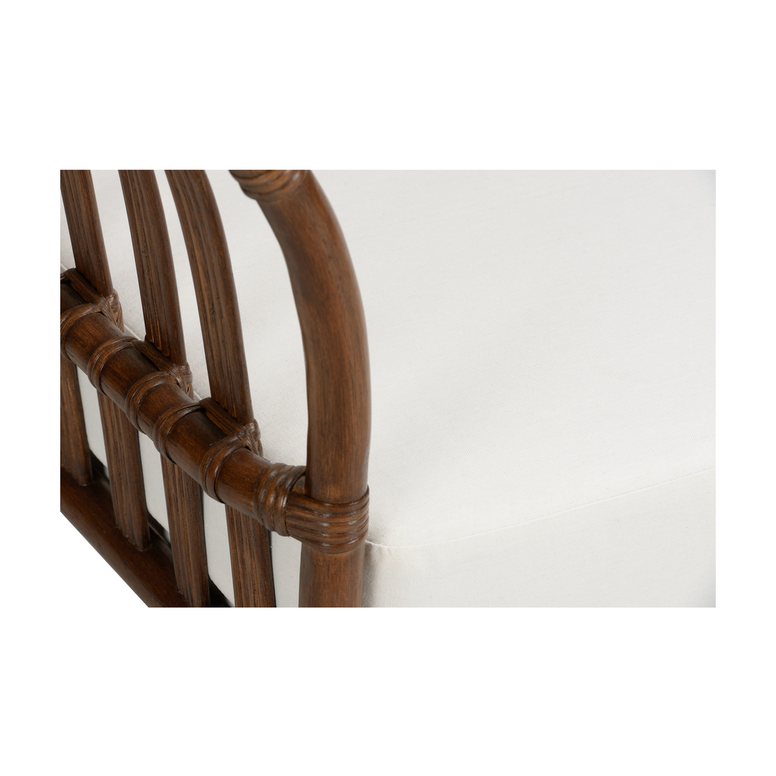 Wildwood - Gigi Settee in Brown/White