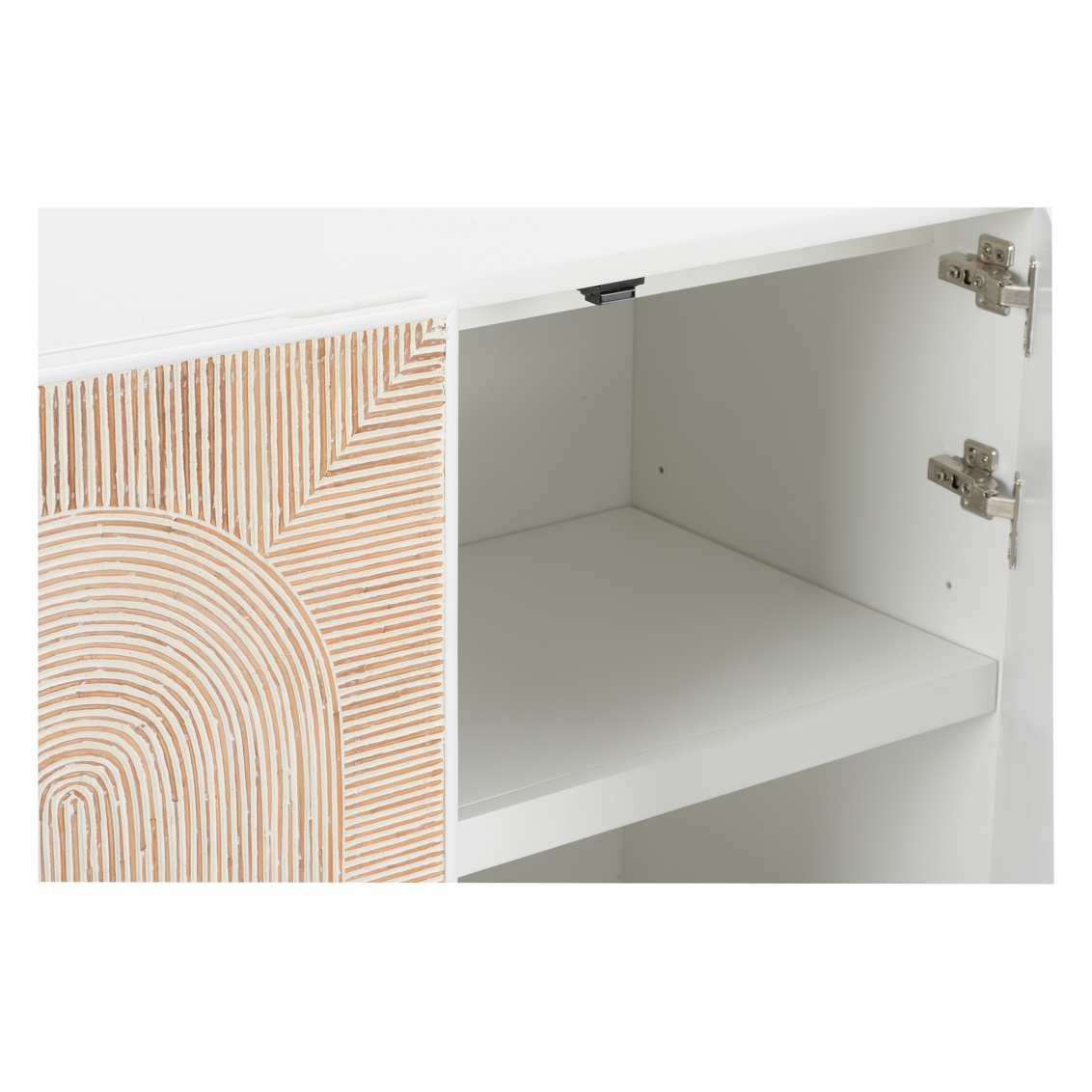 Wildwood - Aura Arch Cabinet in White