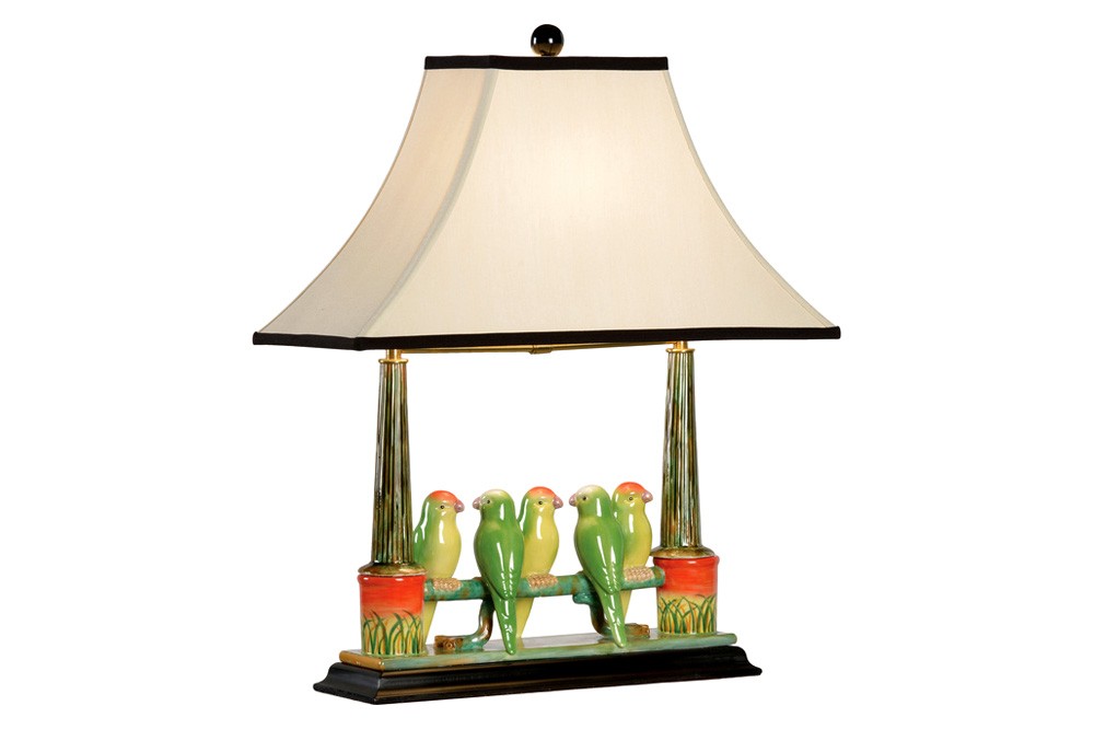 Wildwood - Budgies Lamp