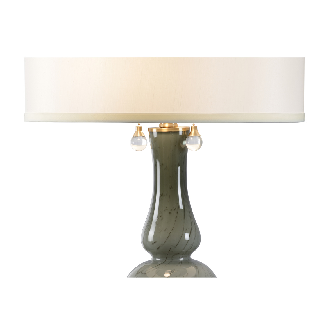 Wildwood - Belle Mont Lamp in Gray, Glass