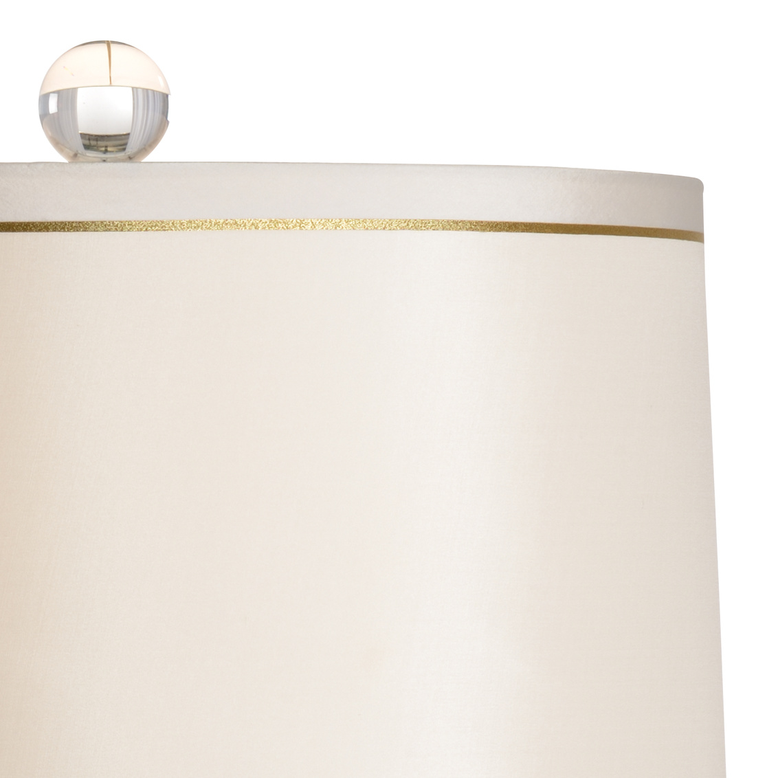 Wildwood - Faithful Lamp in White Glaze/Metallic Gold, Ceramic/Porcelain