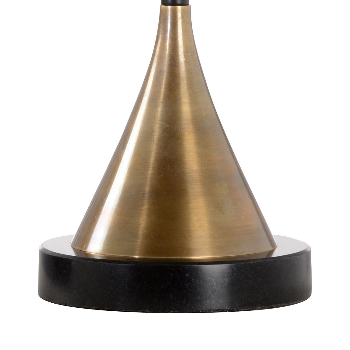 Wildwood - Lobby Bobbi Lamp in Antique/Matte Black/Clear, Brass