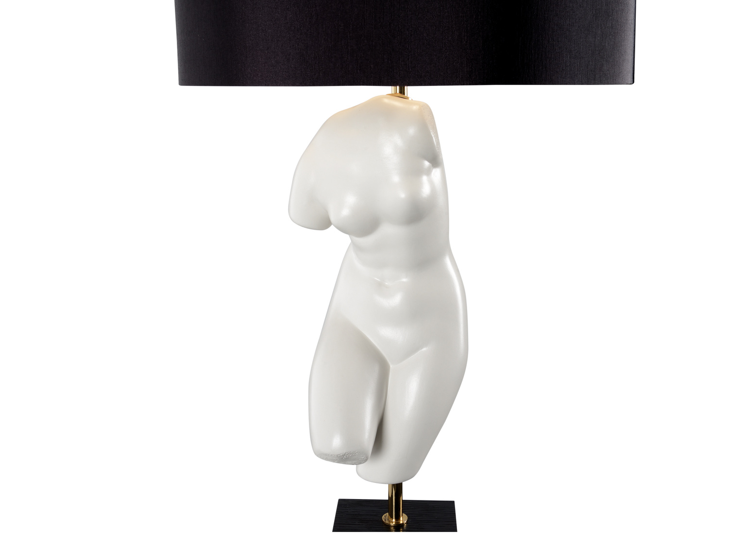 Wildwood - Peitho Lamp in White Glaze, Ceramic/Porcelain