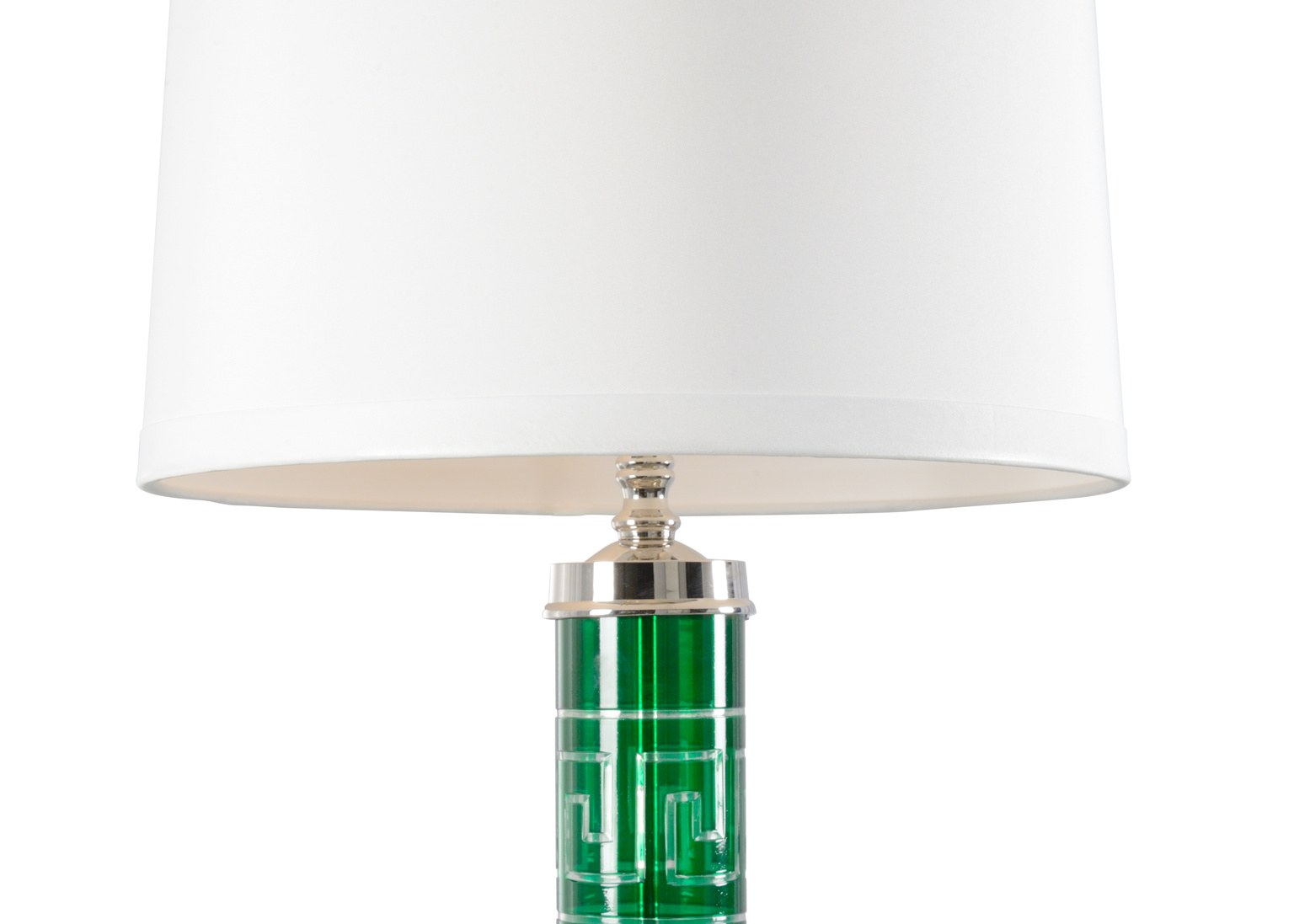 Wildwood - Servus Lamp in Green, Glass