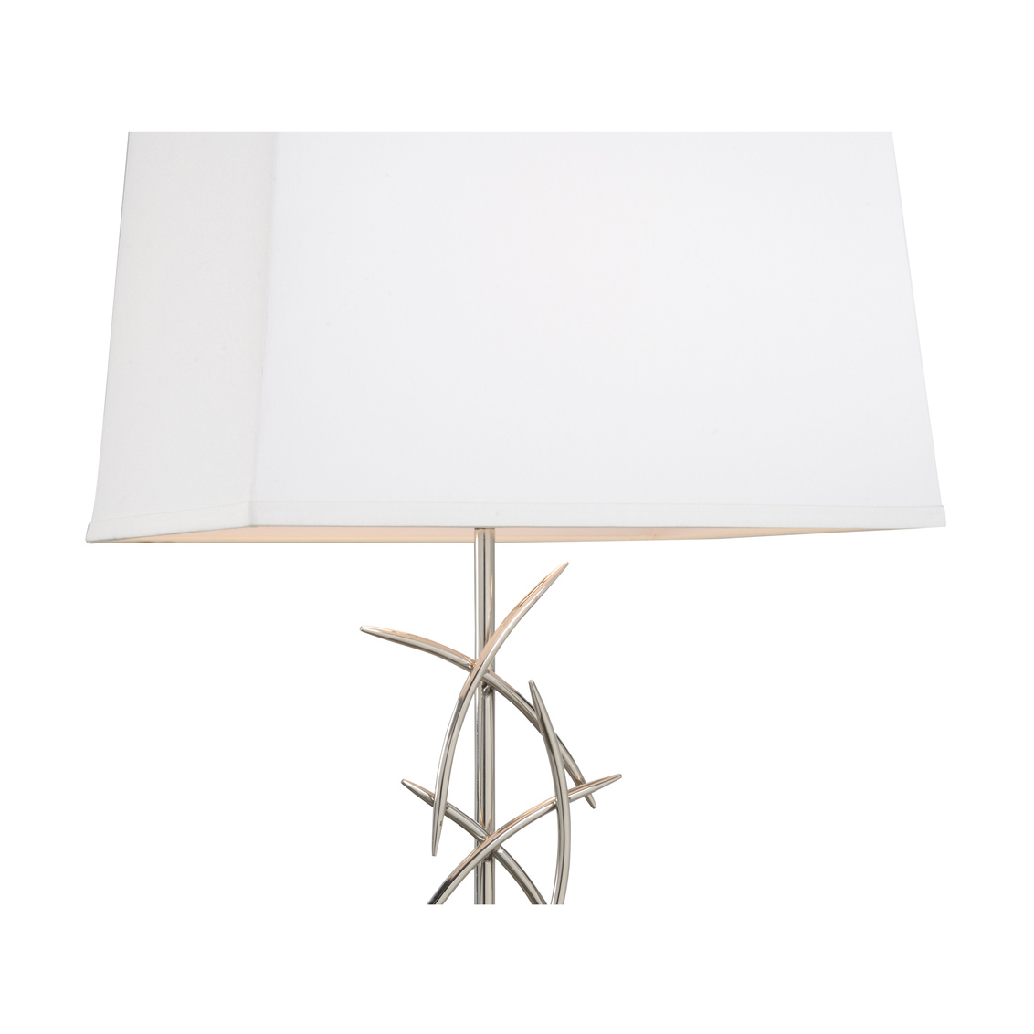 Whiteline Diez Lamp in Polished Nickel