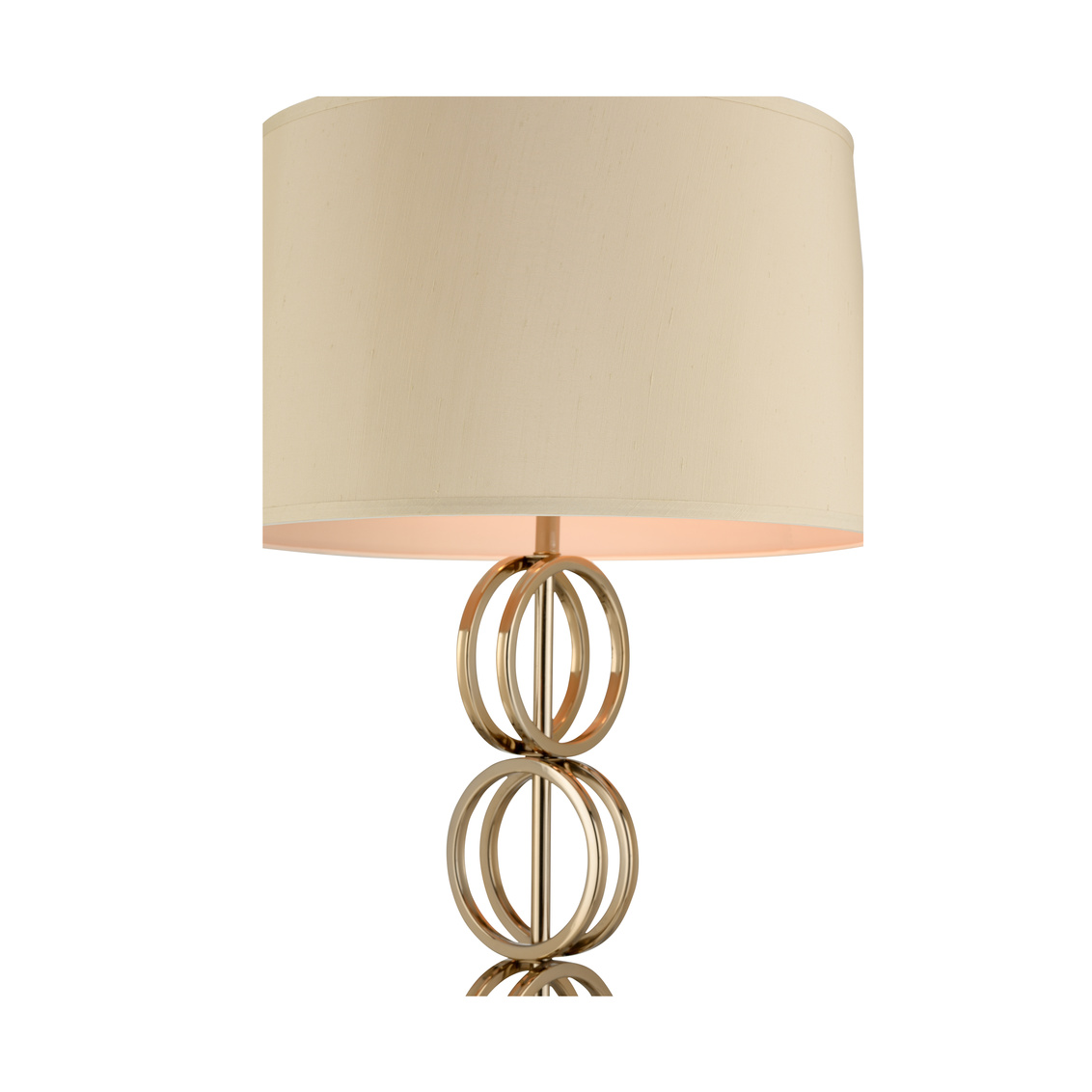 Whiteline™ In The Ring Floor Lamp - Polished Brass