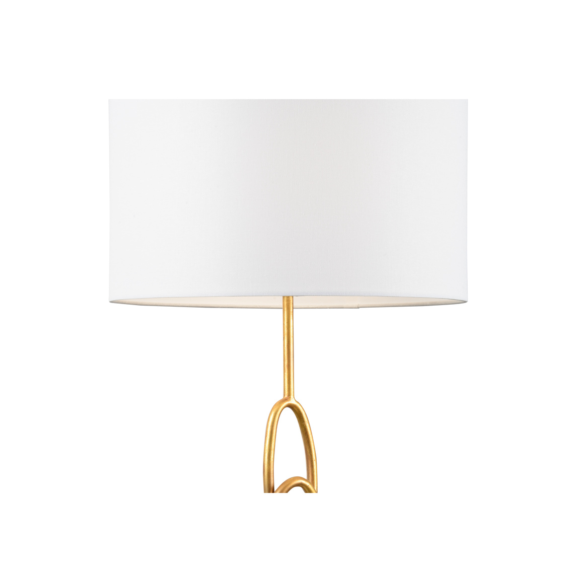 Whiteline Why Knot Lamp in Gold