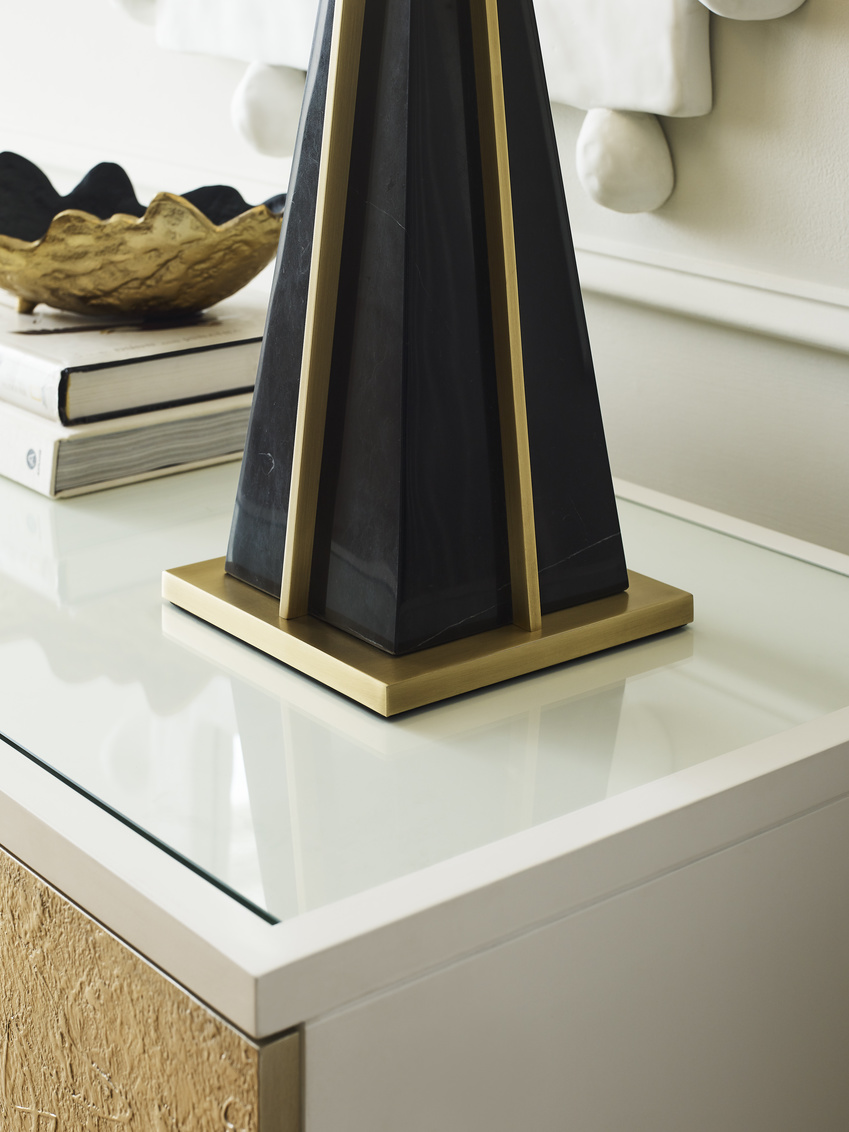 Wildwood Portofino Lamp - Nero Marquina