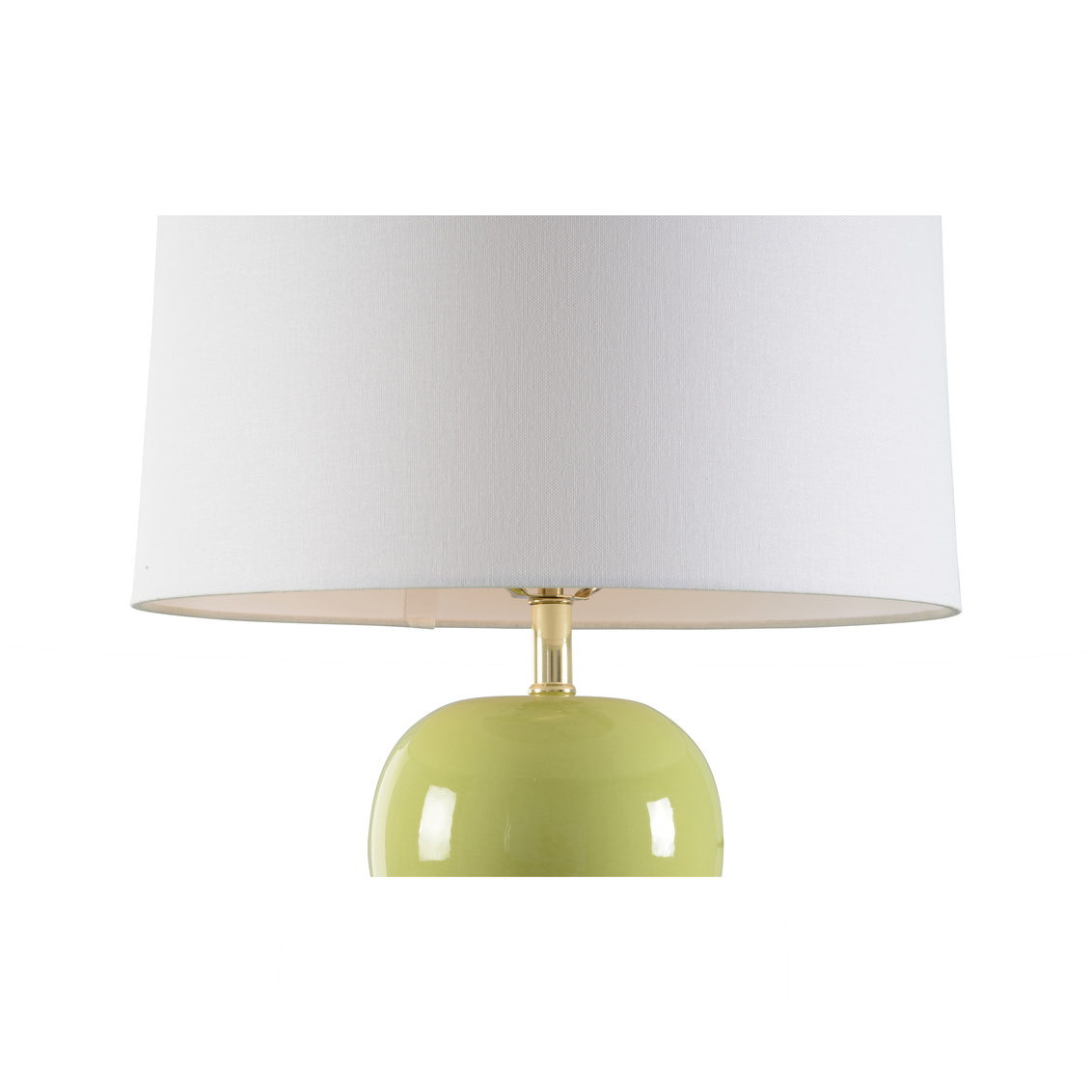 Wildwood - Newton Pippen Lamp in Green Glaze, Ceramic/Porcelain