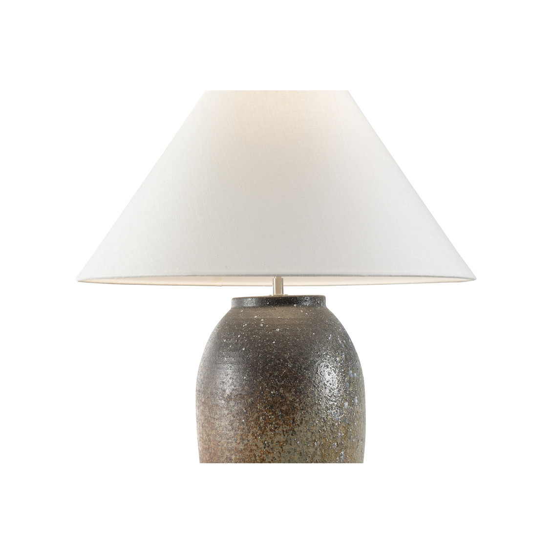 Wildwood - Megumi Table Lamp in Shiga/Brown/Green