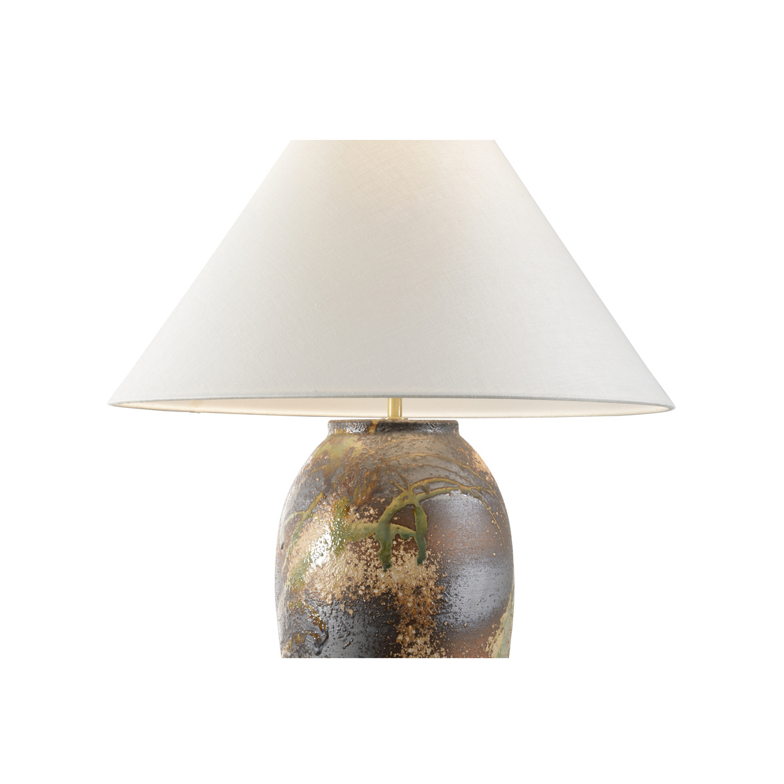 Wildwood - Chaiaki Table Lamp in Shiga/Brown/Green