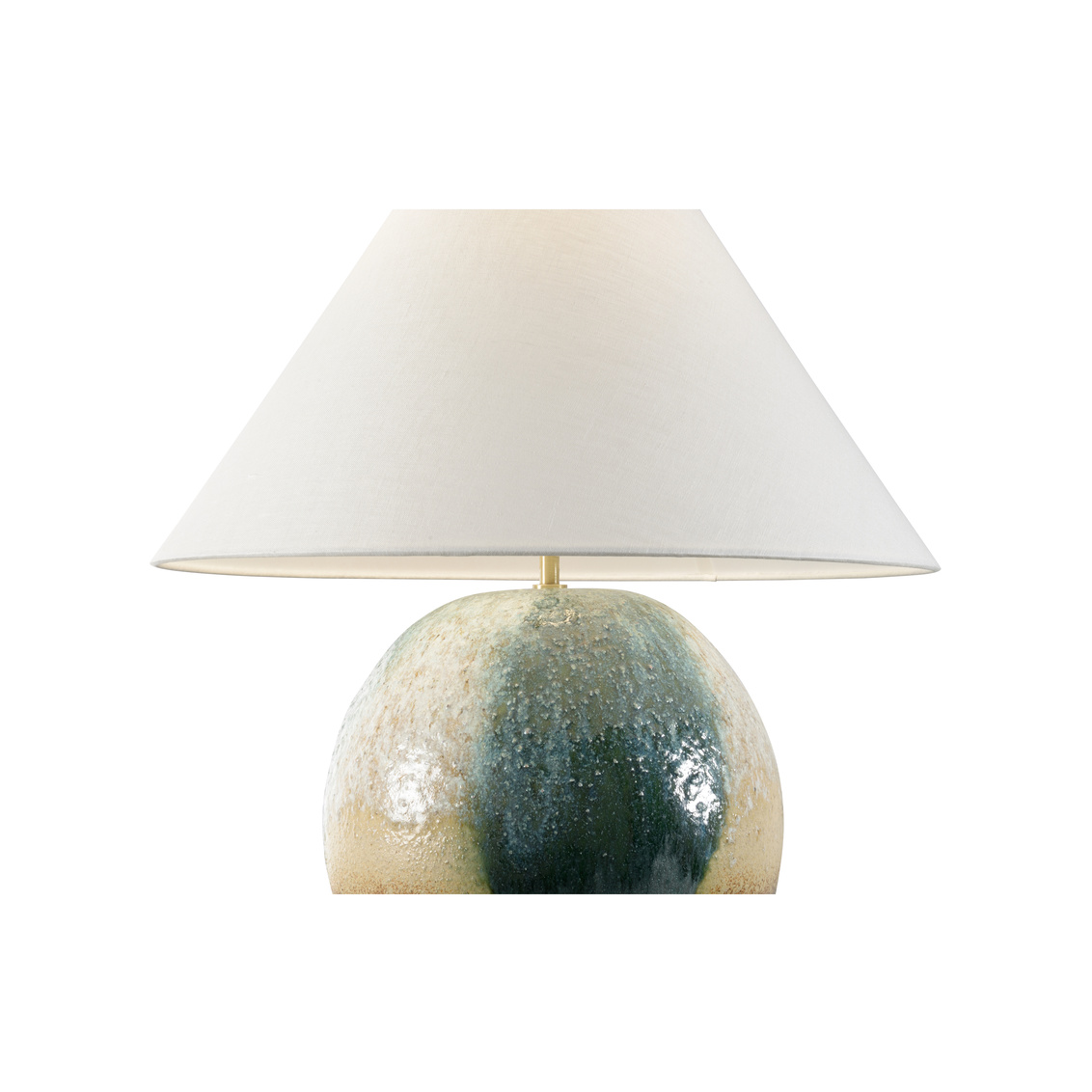 Wildwood - Aoi Table Lamp in Shiga/Brown/Green/Cream